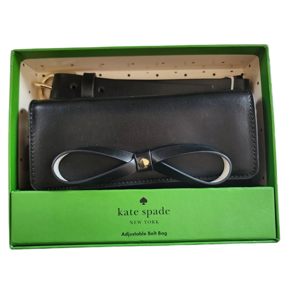 Kate Spade 🌺HOST PICK 🌺  Black Belt Bag with Bow Detail - NWT - Picture 6 of 7